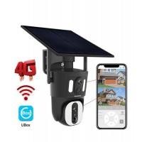 EC-IP-SL-TWOLENS-6295 4 MEGAPİKSEL 4G ÇİFT LENS SOLAR KAMERA 15600 MA BATARYA